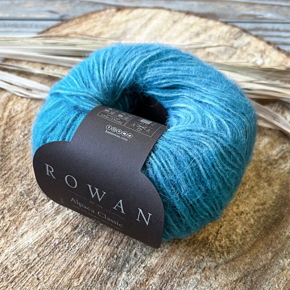 Włóczka Alpaca Classic 107 Peacock - mieszanka alpaki z bawełną
