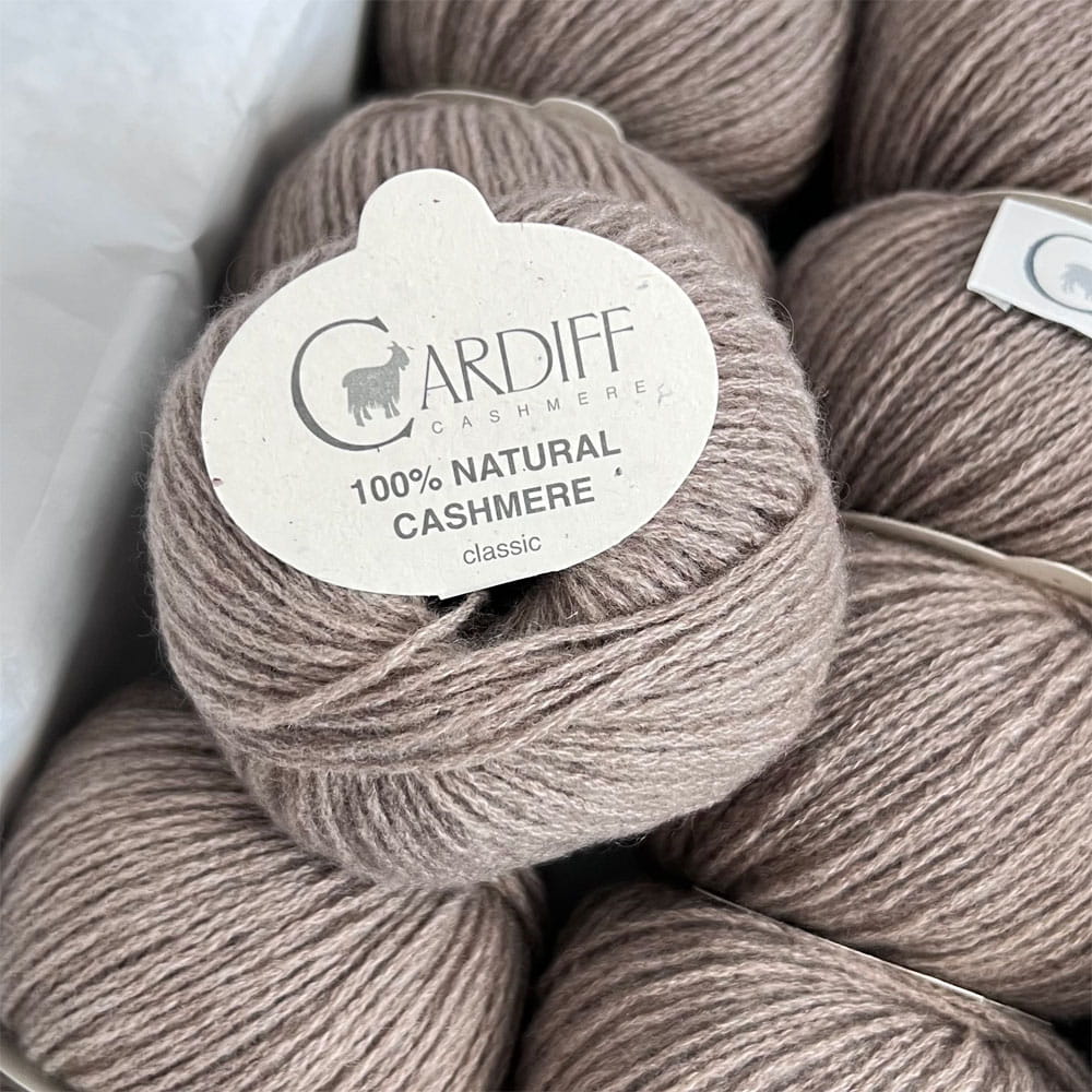 Włóczka Cardiff Cashmere Classic 511 Brown - 100% kaszmir