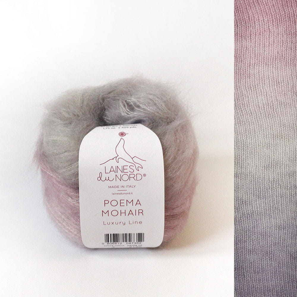 Włóczka Poema Mohair 003 z efektem gradientu
