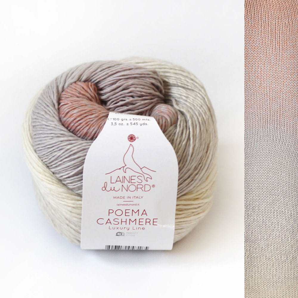 Włóczka Poema Cashmere 100 - 100g / 500m ( Laines du Nord )