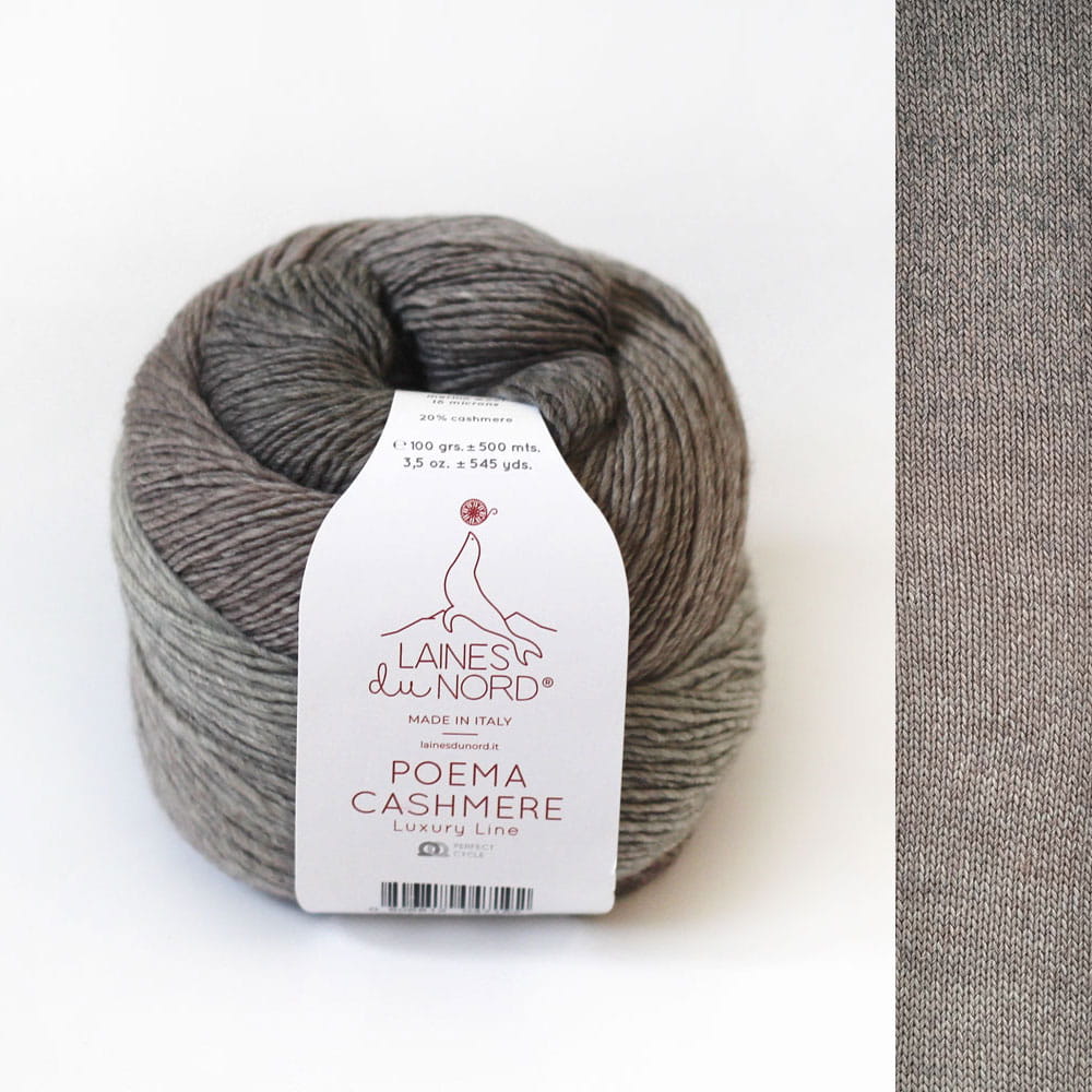 Włóczka Poema Cashmere 101 - 100g / 500m ( Laines du Nord )