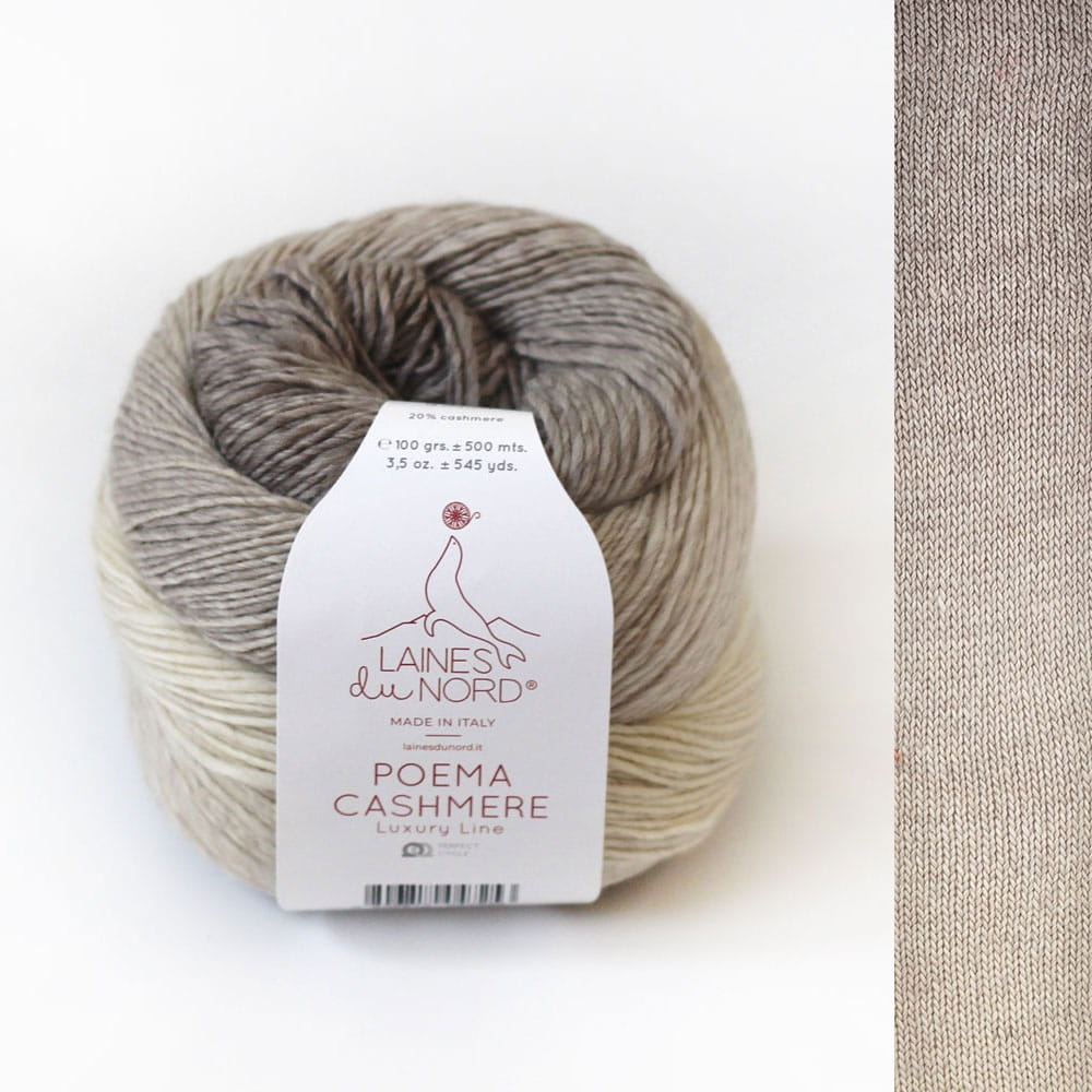 Włóczka Poema Cashmere 107 - 100g / 500m ( Laines du Nord )