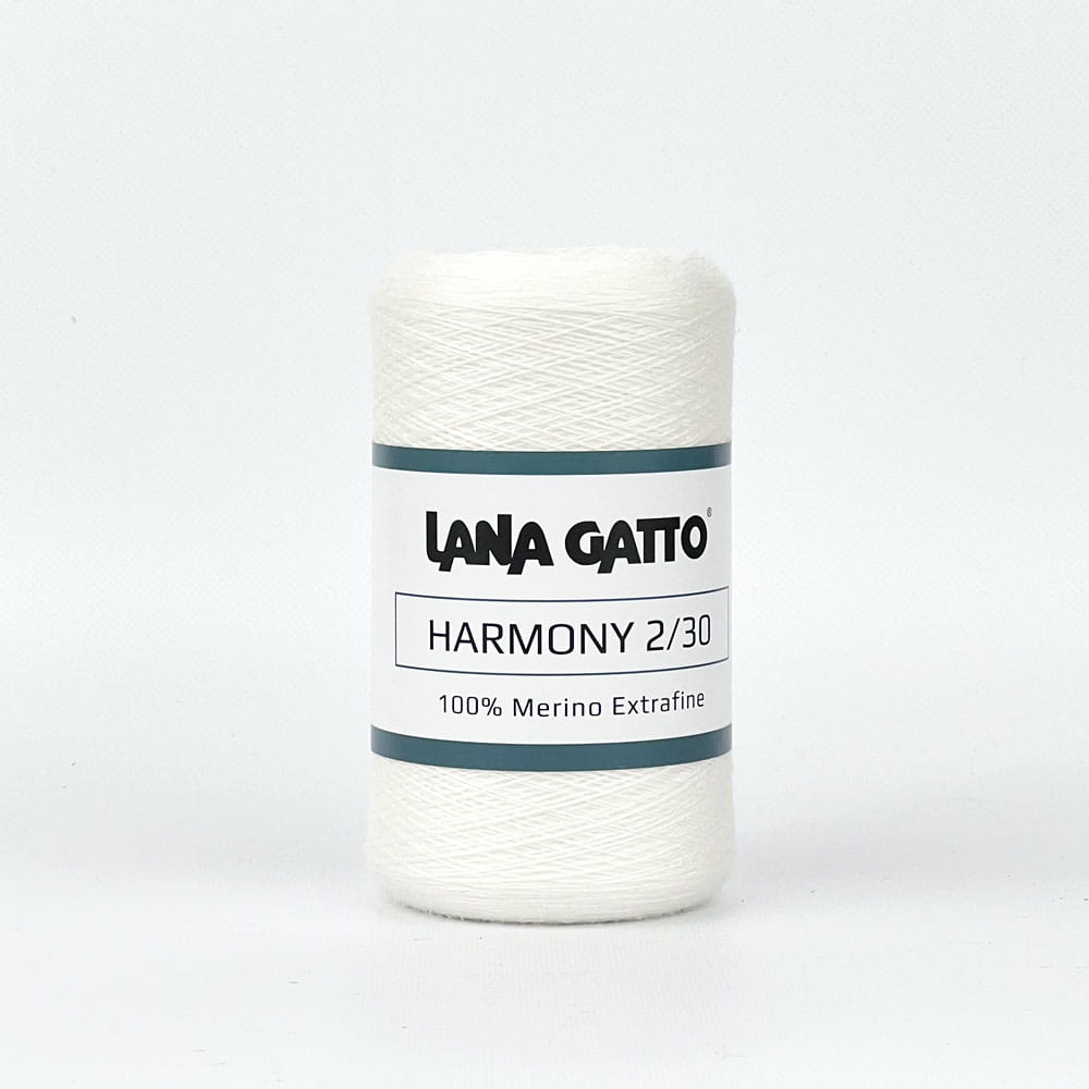 Włóczka Harmony 2/30 10001 Bianco