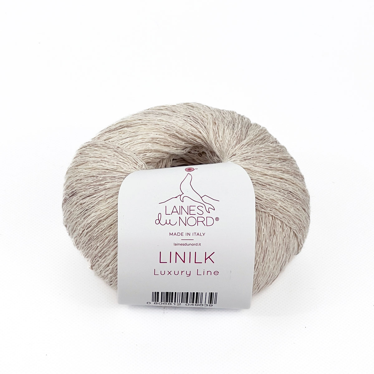 Włóczka Linilk 001 kremowy melanż (Laines du Nord)