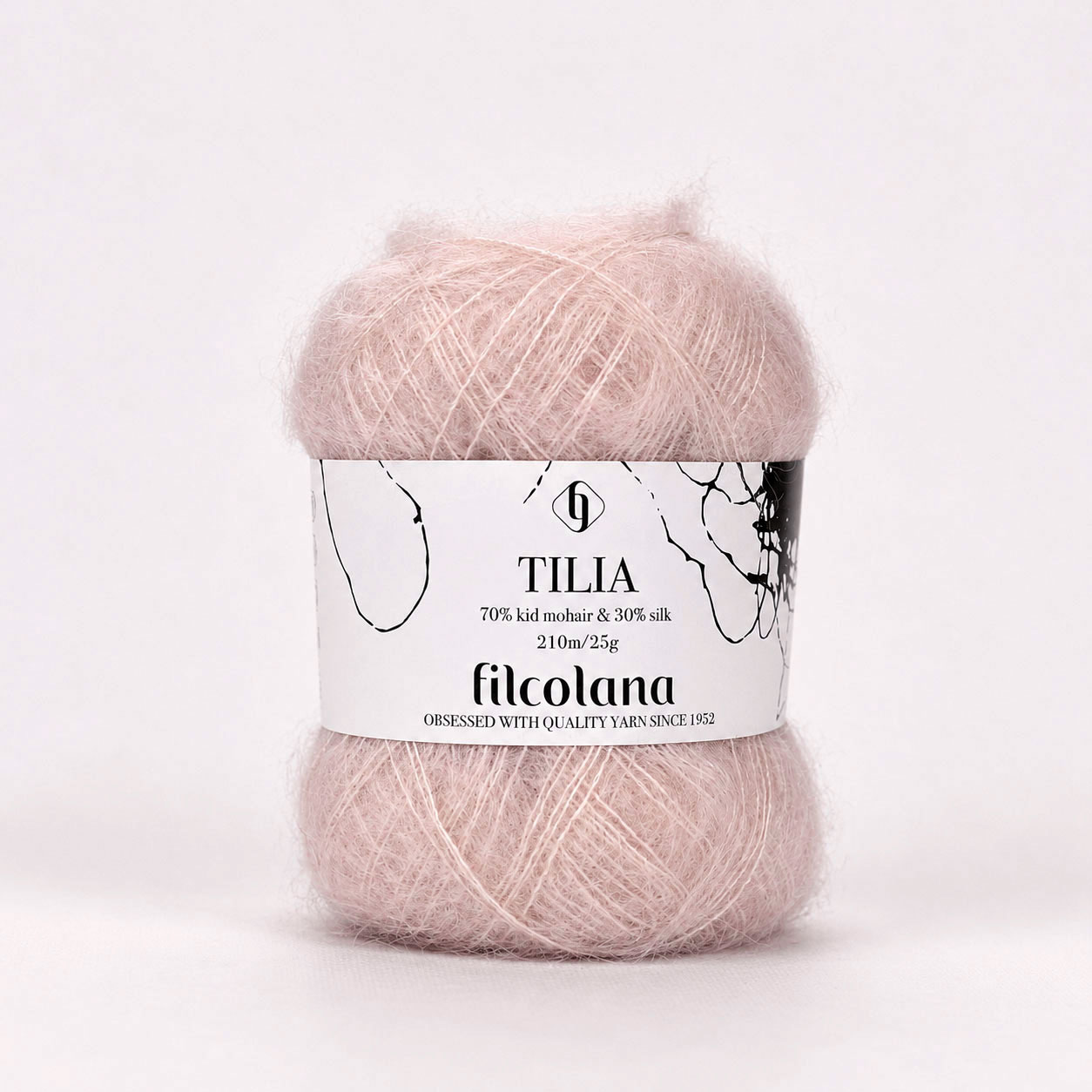 Włóczka Tilia 321 Sakura - rozbielony róż (Filcolana)