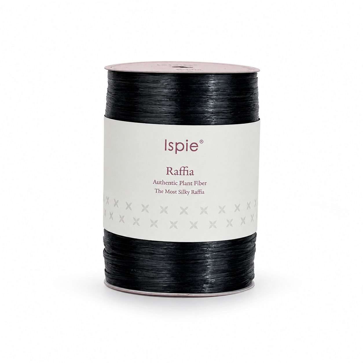 Rafia Ispie 226A Black pearl - 100% wiskoza 250 m